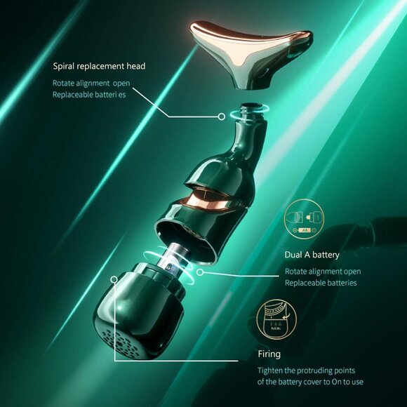 Anti-aging Face and neck lifting massager Face Massager Skin Care wrinkle 1 Set - Picture 3 of 9